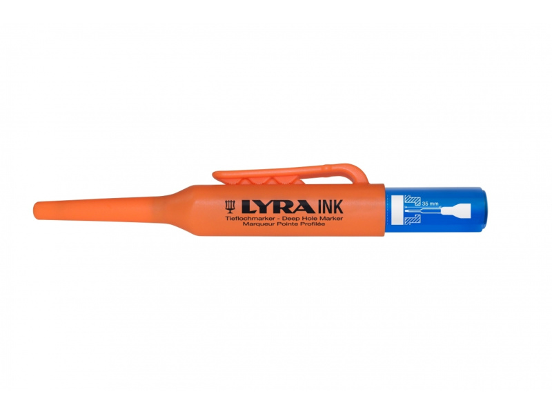 Permanentne marker Lyra Ink, ehitusmarker, sinine