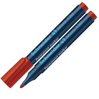 Permanentne marker Schneider 130 ümar ots, punane