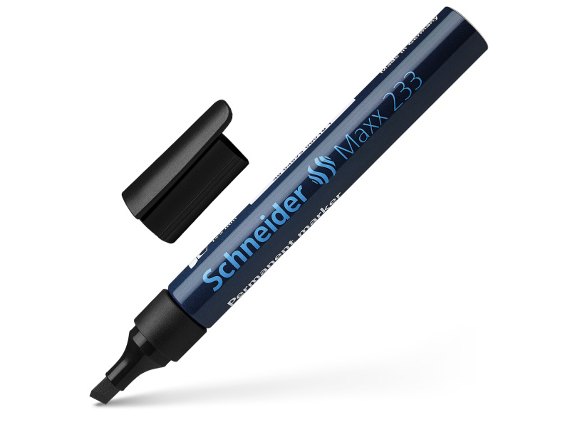Permanentne marker Schneider 233 1-5mm lõigatud ots, must