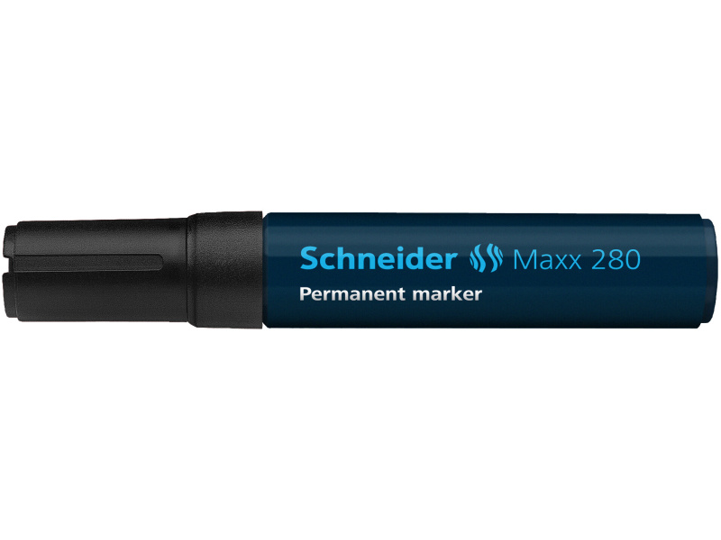 Permanentne marker Schneider 280 4-12mm lõigatud ots, must - Pilt 2