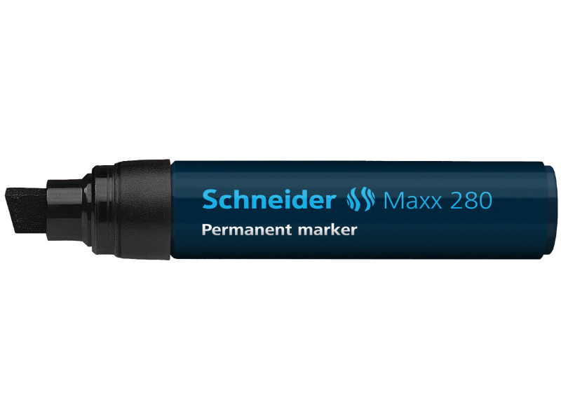 Permanentne marker Schneider 280 4-12mm lõigatud ots, must - Pilt 4