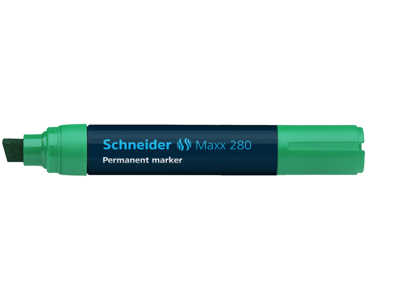 Permanentne marker Schneider 280 4-12mm lõigatud ots, roheline
