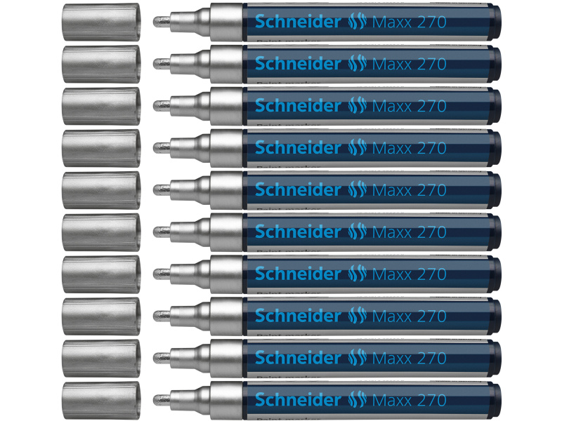 Permanentne marker Schneider Paint 270, hõbe - Pilt 2