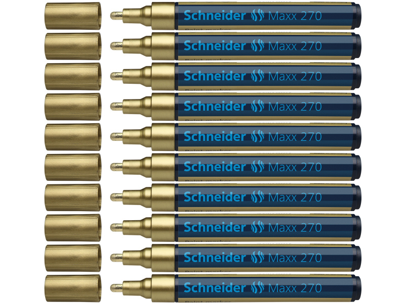 Permanentne marker Schneider Paint 270, kuld - Pilt 2