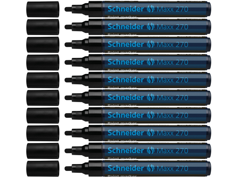 Permanentne marker Schneider Paint 270, must - Pilt 2