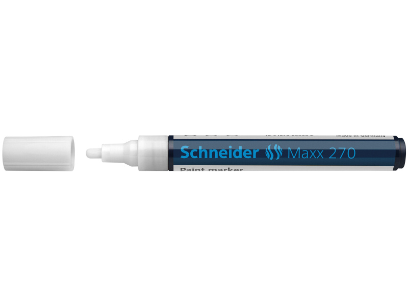 Permanentne marker Schneider Paint 270, valge - Pilt 2