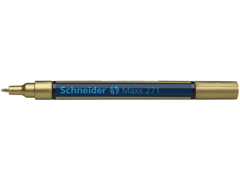 Permanentne marker Schneider Paint 271 1-2mm, kuld - Pilt 3