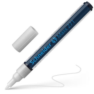 Permanentne marker Schneider Paint 271 1-2mm, valge