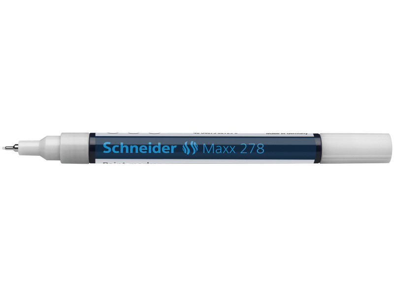 Permanentne marker Schneider Paint 278 0,8mm, valge - Pilt 3