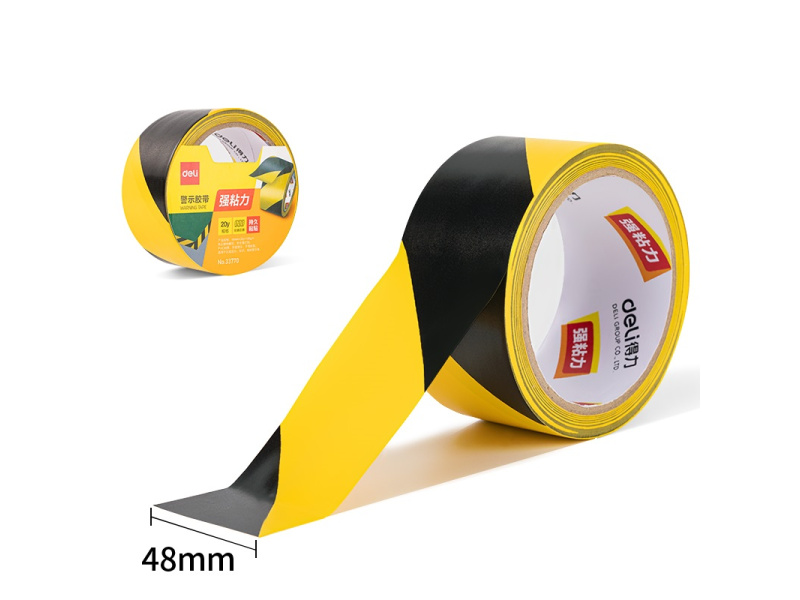 Piirdeteip DELI 48mmx18m kollane/must - Image 2