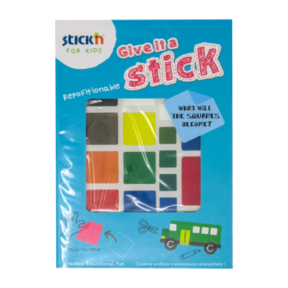 Pildiraamat Give it a stick-Square (6 game cards/ 6 example guide sheets)