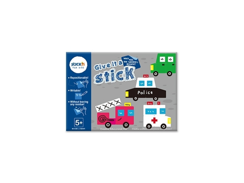 Pildiraamat StickN Give it a Stick - Squares Age 5+