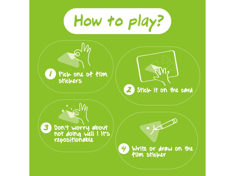 Pildiraamat StickN Give it a Stick - Triangles Age 3+ - Pilt 4