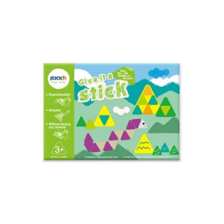 Pildiraamat StickN Give it a Stick – Triangles Age 3+