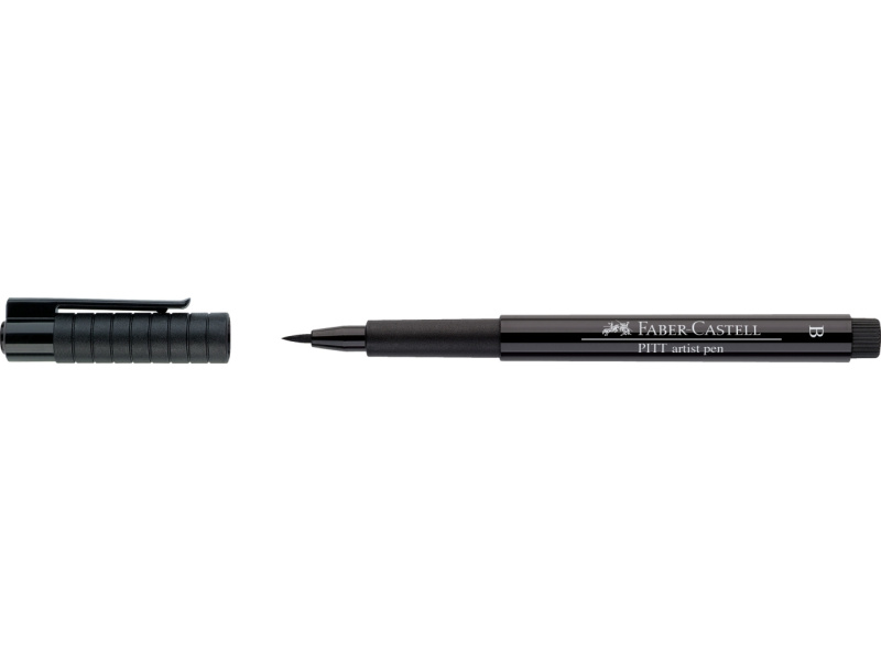 Pintsel-pliiats Faber-Castell Pitt Artist Pen B must - Pilt 2
