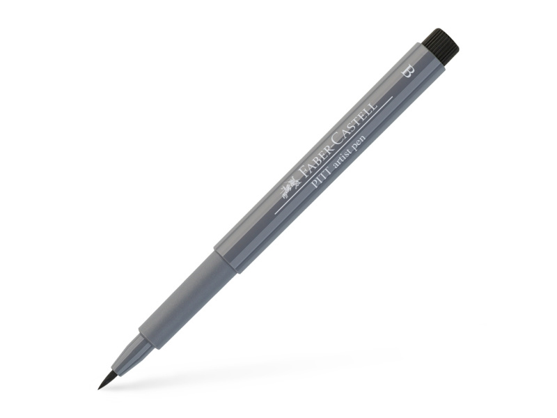 Pintsel-pliiats Faber-Castell Pitt Artist Pen hall (cold grey IV)
