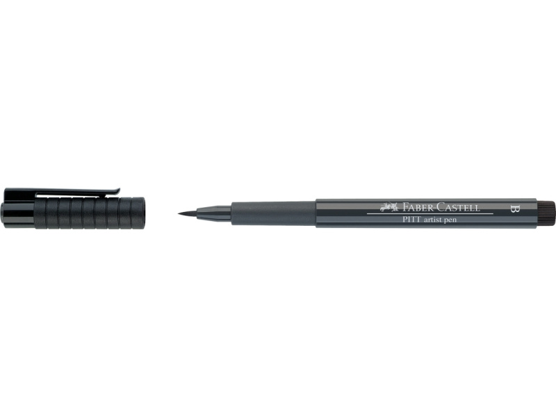 Pintsel-pliiats Faber-Castell Pitt Artist Pen hall (cold grey VI) - Pilt 2