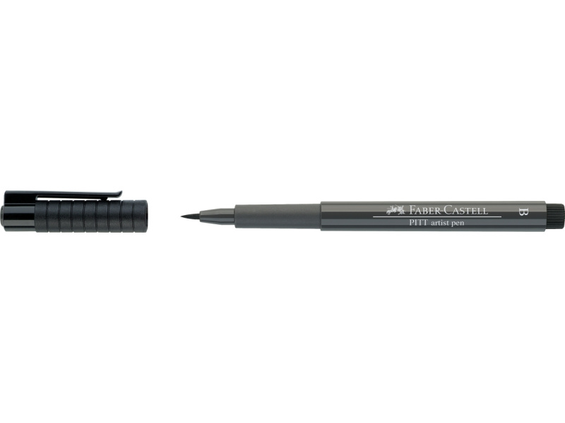 Pintsel-pliiats Faber-Castell Pitt Artist Pen hall (warm grey) - Pilt 2
