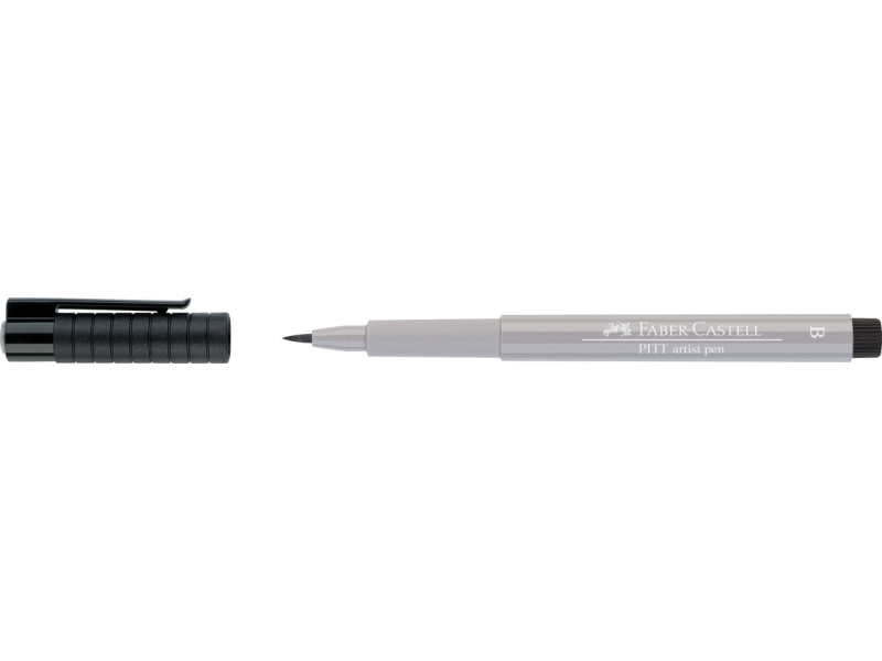 Pintsel-pliiats Faber-Castell Pitt Artist Pen hall (warm grey III) - Pilt 2