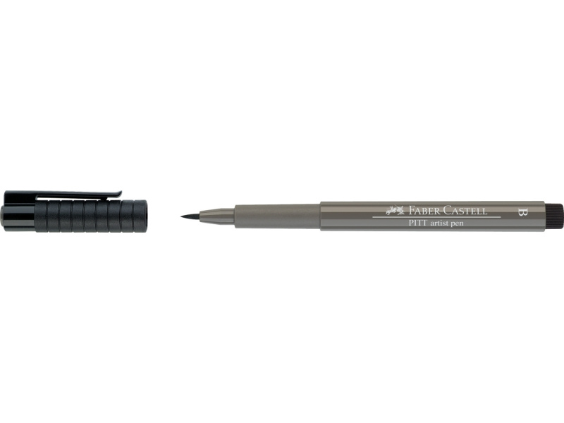 Pintsel-pliiats Faber-Castell Pitt Artist Pen hall (warm grey IV) - Pilt 2