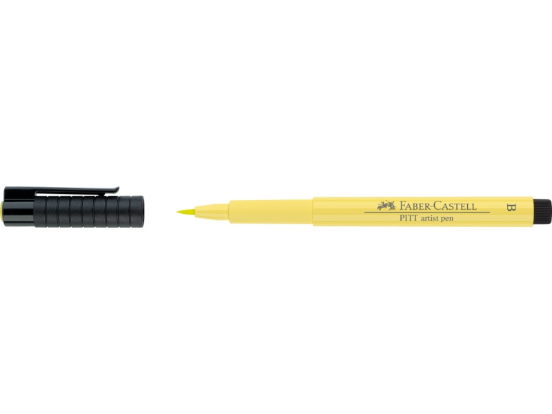 Pintsel-pliiats Faber-Castell Pitt Artist Pen helekollane - Pilt 2