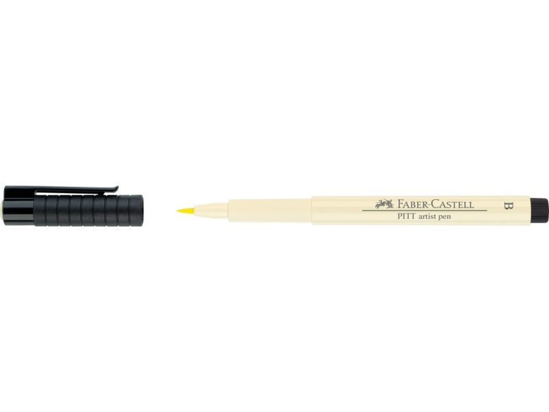 Pintsel-pliiats Faber-Castell Pitt Artist Pen helekollane (ivory) - Pilt 2