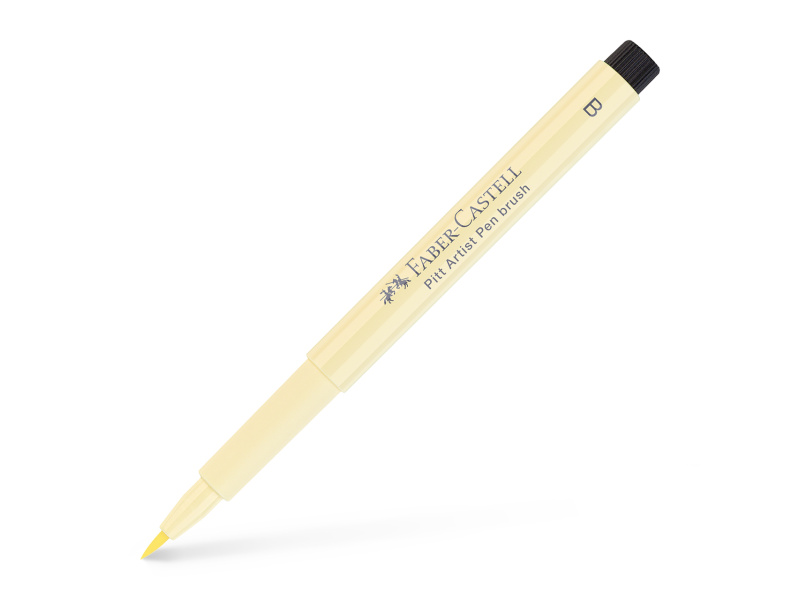 Pintsel-pliiats Faber-Castell Pitt Artist Pen helekollane (ivory)