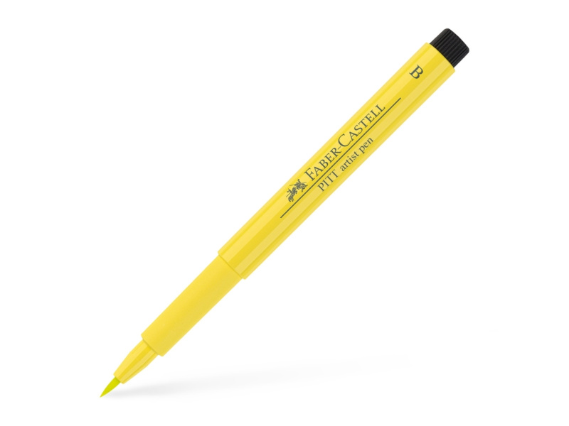 Pintsel-pliiats Faber-Castell Pitt Artist Pen helekollane