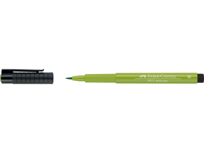 Pintsel-pliiats Faber-Castell Pitt Artist Pen heleroheline (may green) - Pilt 2
