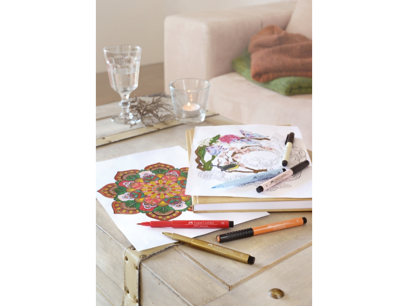 Pintsel-pliiats Faber-Castell Pitt Artist Pen kuld - Pilt 4