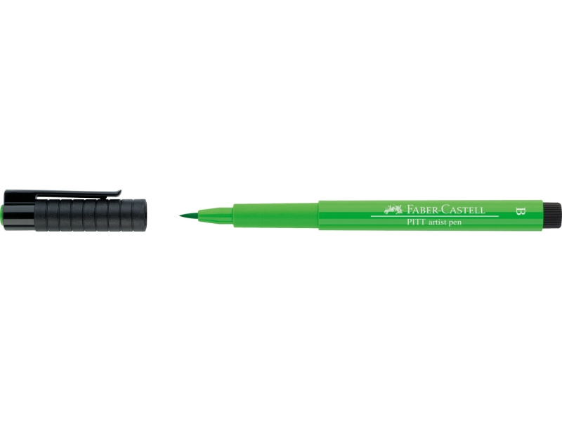 Pintsel-pliiats Faber-Castell Pitt Artist Pen leheroheline (leaf green) - Image 2