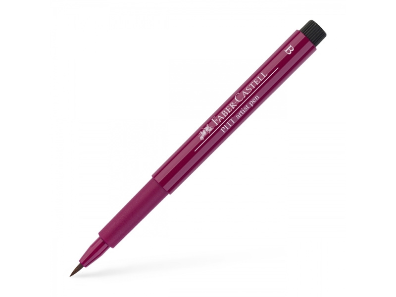 Pintsel-pliiats Faber-Castell Pitt Artist Pen punane (magenta)