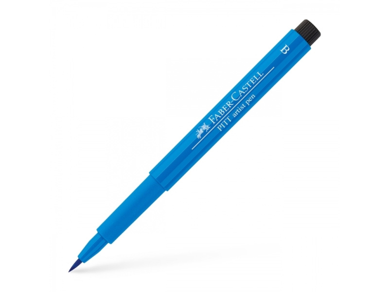 Pintsel-pliiats Faber-Castell Pitt Artist Pen sinine (phthalo blue)