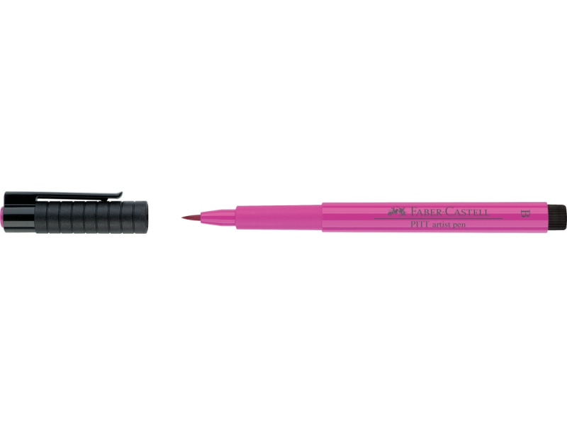 Pintsel-pliiats Faber-Castell Pitt Artist Pen tumelilla (purple pink) - Pilt 2