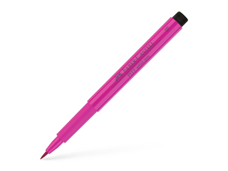Pintsel-pliiats Faber-Castell Pitt Artist Pen tumelilla (purple pink)