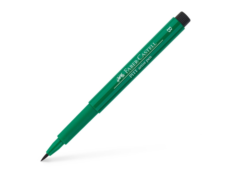 Pintsel-pliiats Faber-Castell Pitt Artist Pen tumeroheline (dark phthalo)