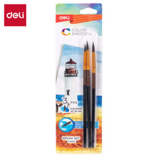 Pintslid DELI 3tk/pk orav (2, 3, 4 ümar)