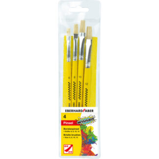Pintslite komplekt EberhardFaber 4tk/blistris (lapik nr. 6,8,10,12)