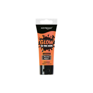 Plakativärv Keyroad 75ml, pimedas helendav, oranž