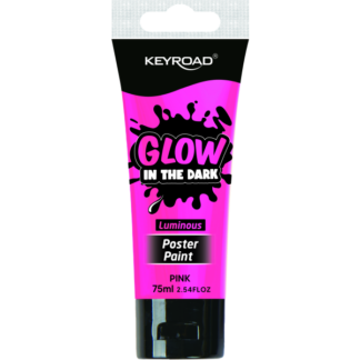 Plakativärv Keyroad 75ml, pimedas helendav, roosa