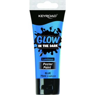 Plakativärv Keyroad 75ml, pimedas helendav, sinine