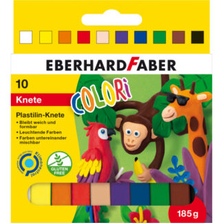 Plastiliin EberhardFaber Colori 10-värvi