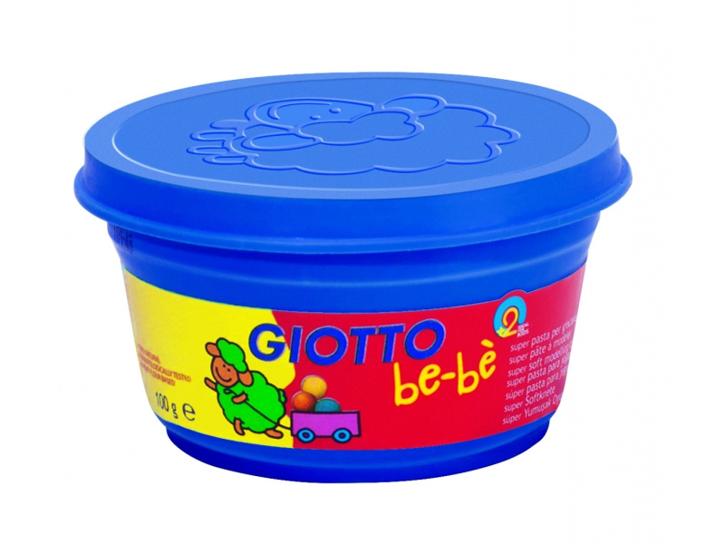 Plastiliin Fila Giotto be-be 4x100g kollane, sinine, punane, valge - Pilt 3