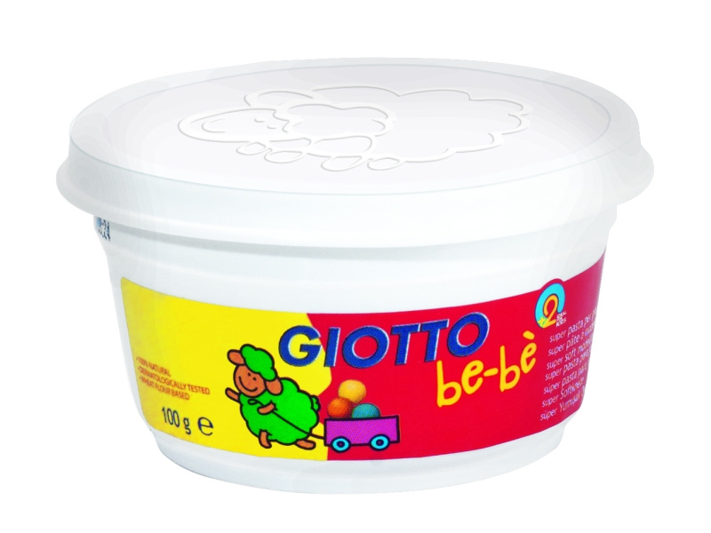 Plastiliin Fila Giotto be-be 4x100g kollane, sinine, punane, valge - Pilt 5