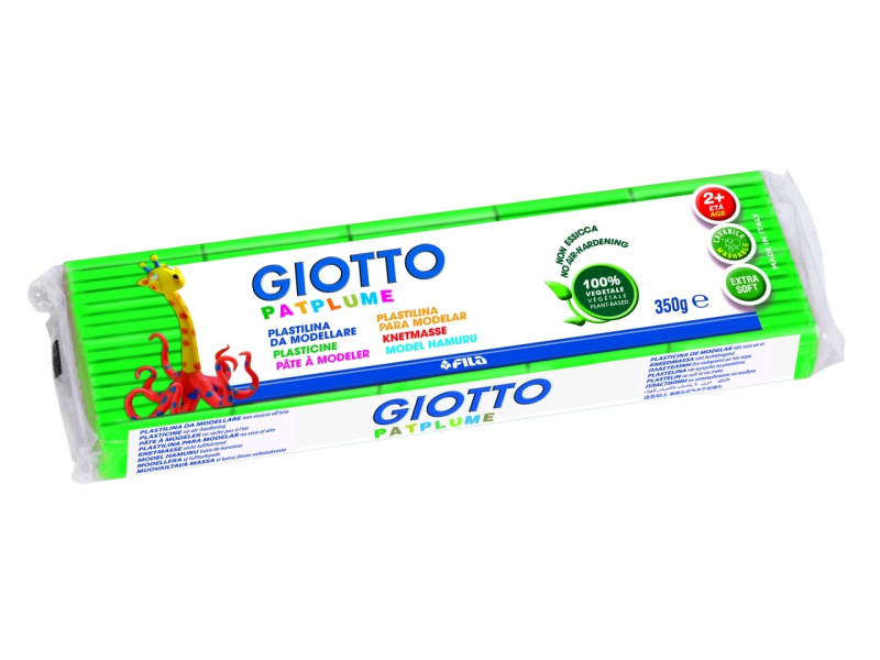 Plastiliin Fila Giotto Patplume 350g hele roheline