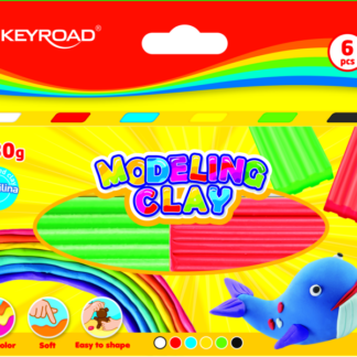 Plastiliin Keyroad 6-värvi