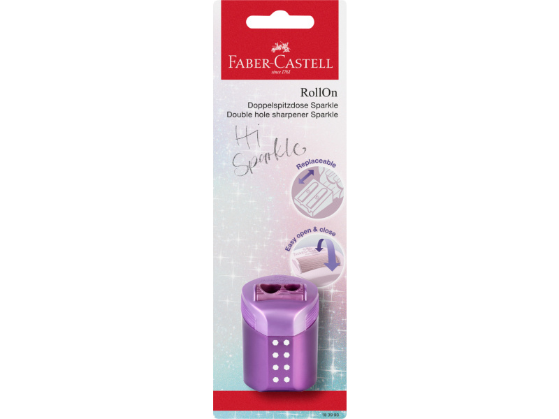 Pliiatsiteritaja Faber-Castell RollOn Sparkle blistris - Pilt 3