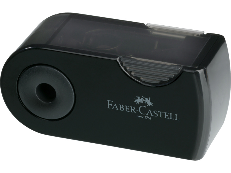 Pliiatsiteritaja Faber-Castell Sleeve, kogujaga, 1-ava, must - Pilt 3