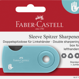 Pliiatsiteritaja Faber-Castell Sleeve, kogujaga, 2-ava, vasakukäelistele blistris