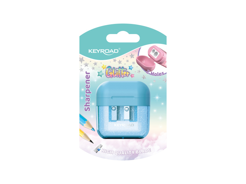 Pliiatsiteritaja Keyroad Compact 2-ava blistris, pastell - Pilt 2